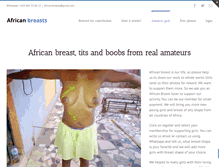 Tablet Screenshot of african-breasts.com